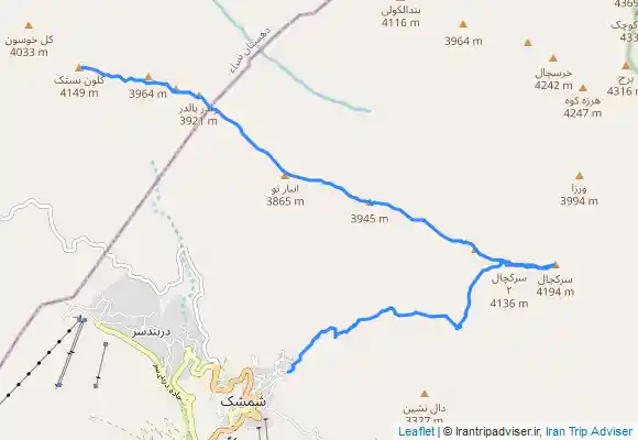 ترک جی پی اس خط الراس کلون بستک به سرک چالها