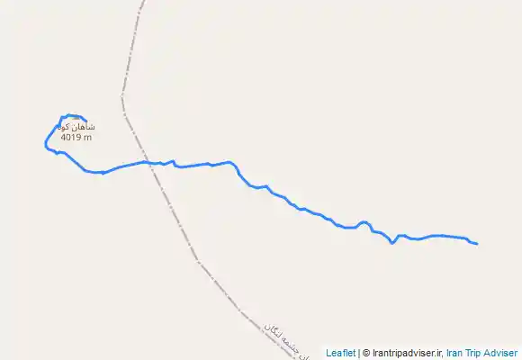 ترک جی پی اس مسیر قله شاهان زمستانه