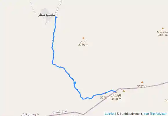 ترک جی پی اس قله گاوکشان