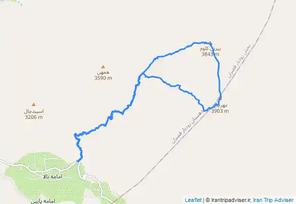 ترک جی پی اس قله مهرچال و قله پیرزن کلوم