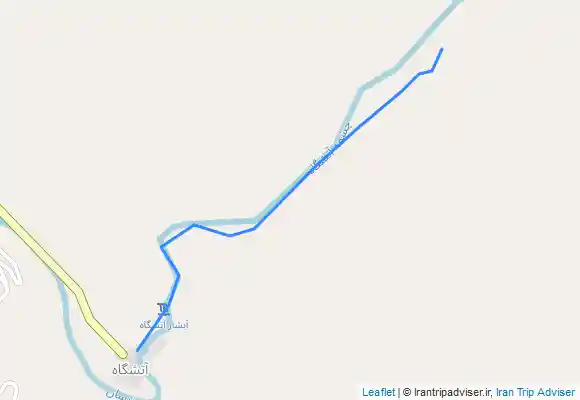 ترک جی پی اس Atashgah waterfall