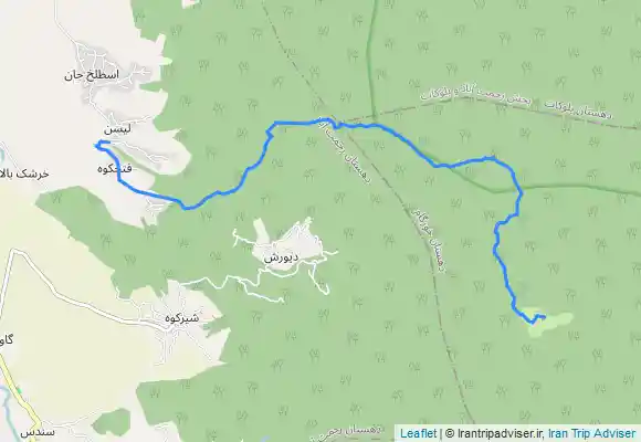ترک جی پی اس لارنه به فتح کوه