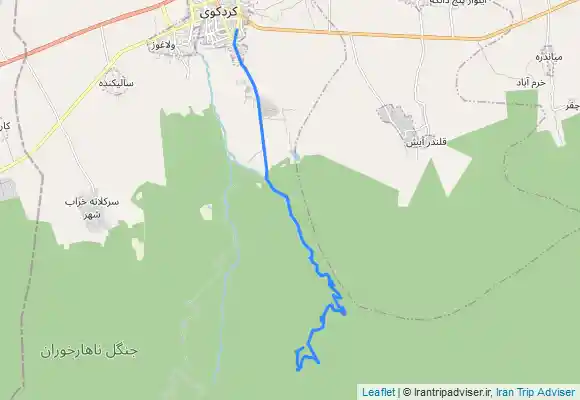 ترک جی پی اس آبشار هفت طبقه یا شادان