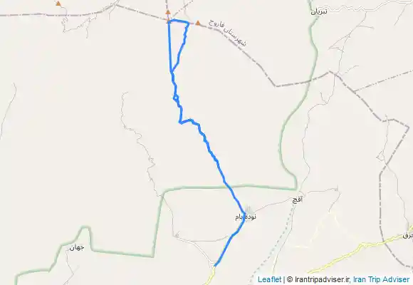 ترک جی پی اس قله شاه جهان مشهد