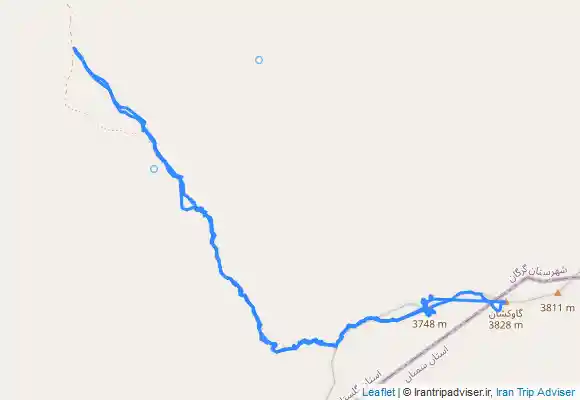 ترک جی پی اس صعود به قله گاوکشان(زمستانی)