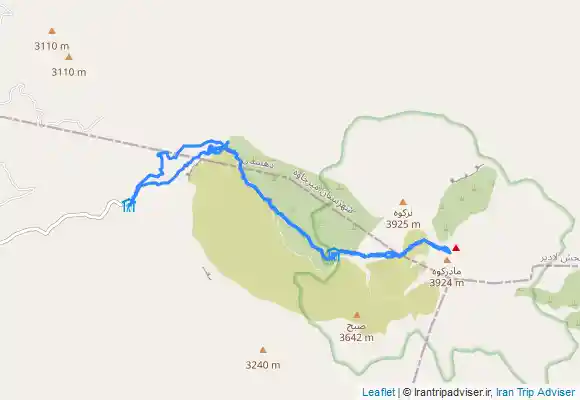 ترک جی پی اس قله تفتان زاهدان