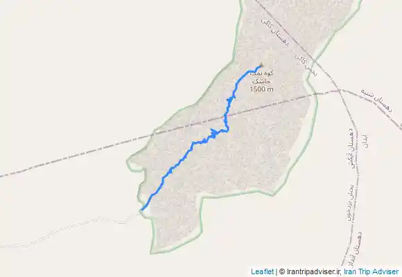 ترک جی پی اس قله اصلی گنبد نمکی جاشک