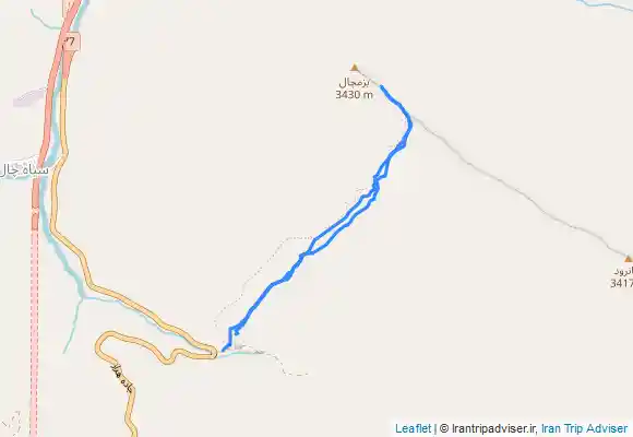 ترک جی پی اس قله بزمچال