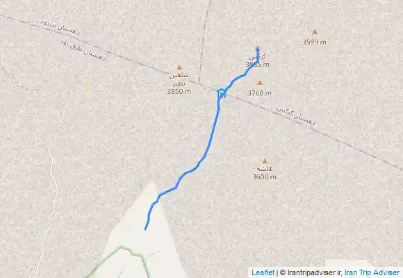 ترک جی پی اس Karkas mountains