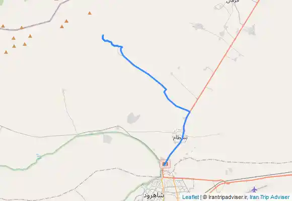 ترک جی پی اس رفت و برگشت به ابشار ابرسج شاهرود