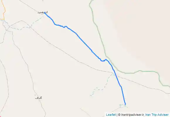 ترک جی پی اس کیشیت کرمان به روستای اندوهجرد Kishit to Anduhjerd