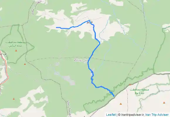 ترک جی پی اس گوگلی از مسیر پاچی و کیانا