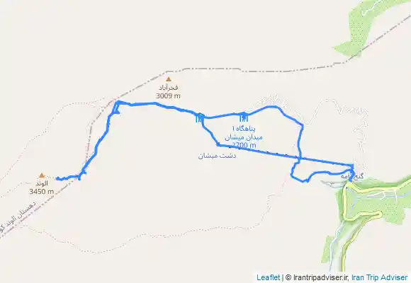 ترک جی پی اس الوند همدان