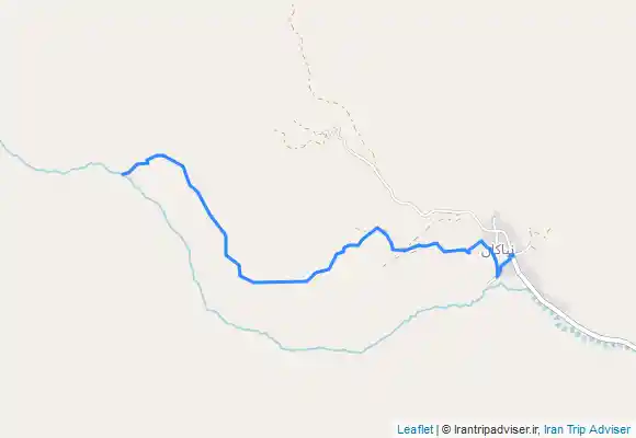 ترک جی پی اس آبشار نیاکان از روی یال-Niyakan Waterfall From Crest