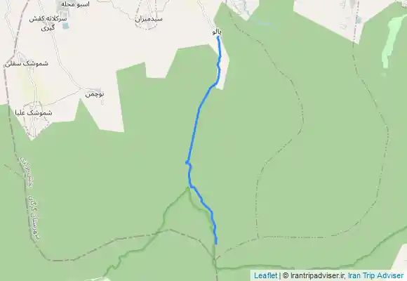 ترک جی پی اس آبشار باران کوه