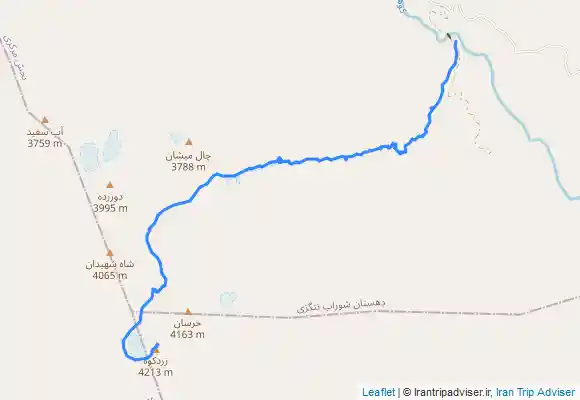 ترک جی پی اس قله کلونچین