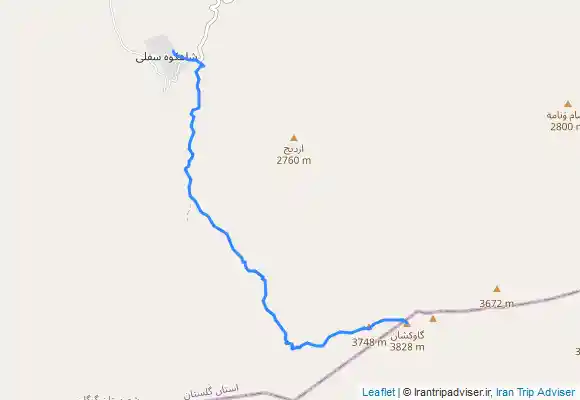 ترک جی پی اس قله گاوکشان