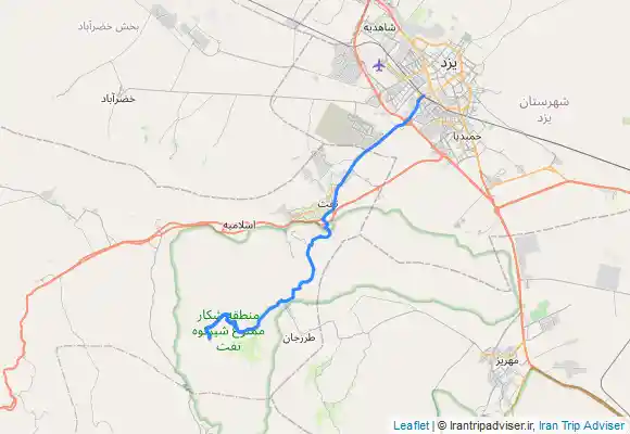 ترک جی پی اس قله شیرکوه یزد