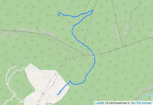 ترک جی پی اس مسیر پیمبور به دریاچه ( مرداب ) دریوک