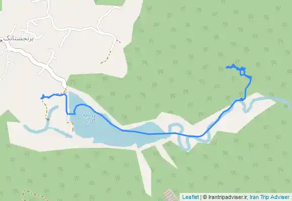 ترک جی پی اس FKH Berenjestanak journey مسیر اطراف سد برنجستانک