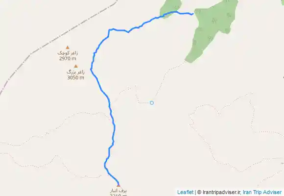 ترک جی پی اس Kūh-e Barf Anbār-قله برف انبار