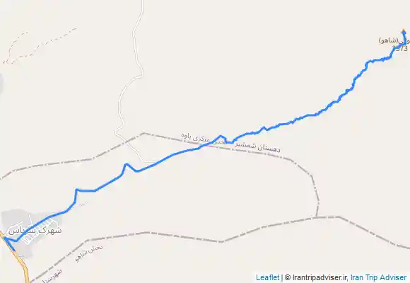 ترک جی پی اس قله حوی خانی -سریاس-پاوه