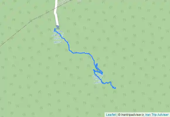 ترک جی پی اس Shir Abad Waterfalls