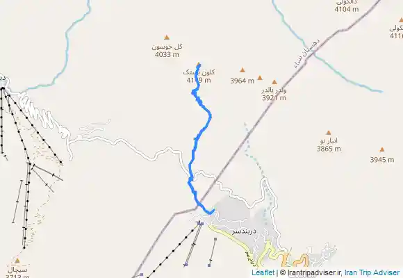 ترک جی پی اس کلون بستک از روستای دربند سر زمستان