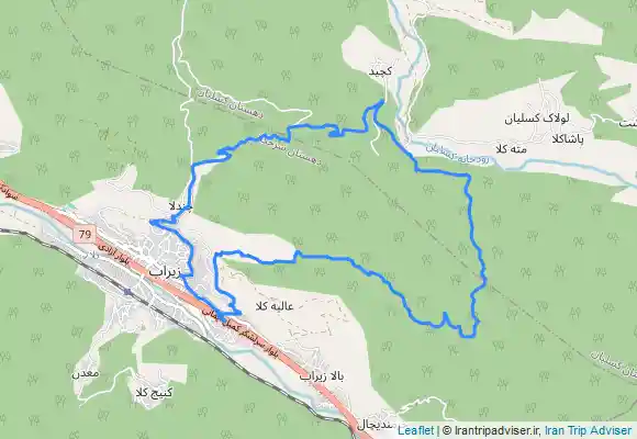 ترک جی پی اس خواجکلا به پلنگ دره