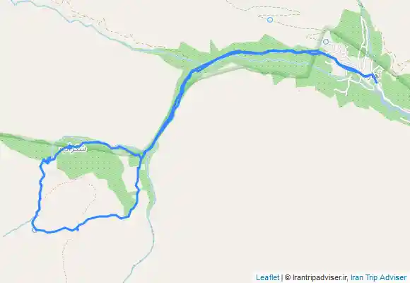 ترک جی پی اس Ahar to Shekarab - آهار به آبشار شکرآب