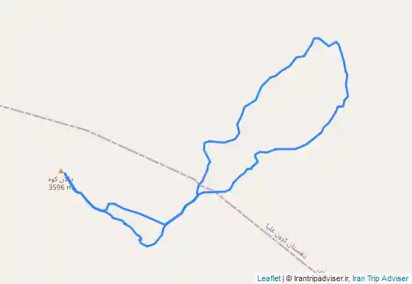 ترک جی پی اس Dalankoh Peak - Hiking Trail - قله دالانکوه