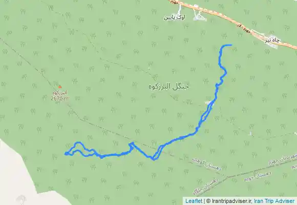 ترک جی پی اس کوه خری به چشمه شیرازی