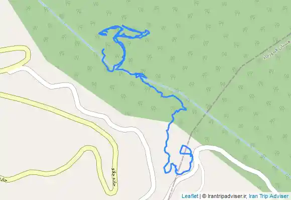 ترک جی پی اس مسیر رفت آبشار بورجی کلا چلاو