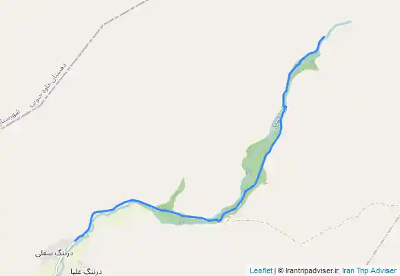 ترک جی پی اس مسیر کهمان تخت شاه