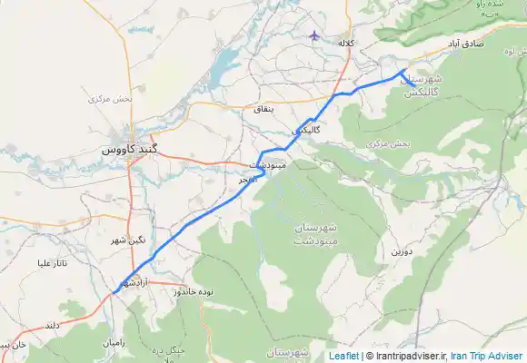 ترک جی پی اس ابشار دار آباد