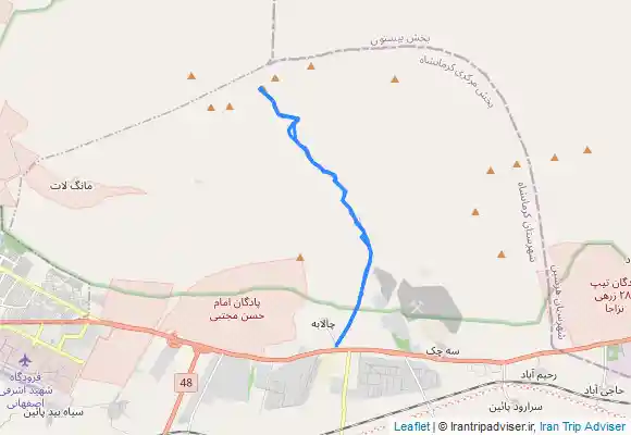 ترک جی پی اس قله پراو کرمانشاه