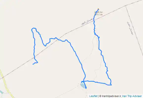 ترک جی پی اس قله برم فیروز (ریز بلند)