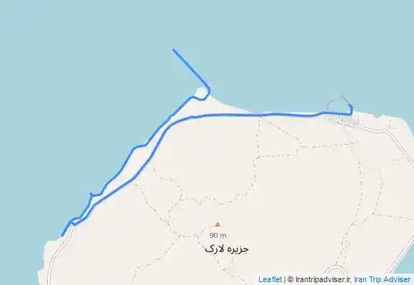 ترک جی پی اس Lārak Island جزیره لارک