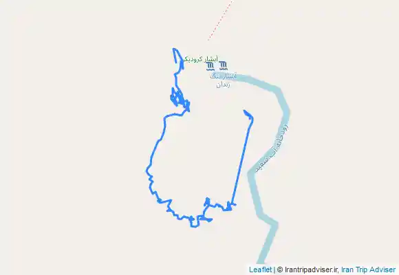 ترک جی پی اس Kerodikon Waterfall کرودی کن از تنوره به پای آبشار