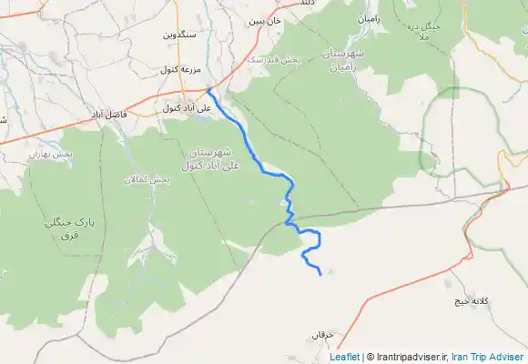 ترک جی پی اس جنگل ابر شاهرود به علی آباد