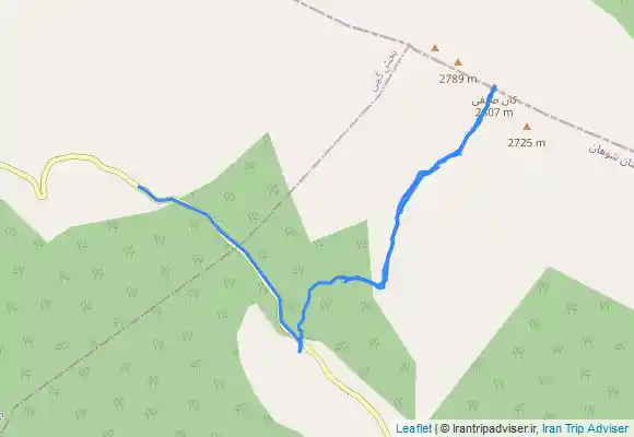 ترک جی پی اس قله کان صیفی ایلام