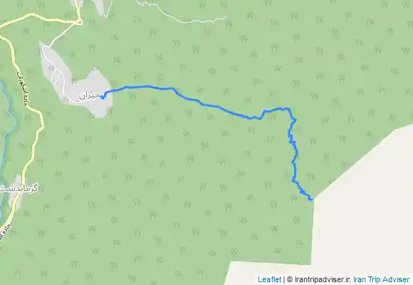 ترک جی پی اس مسیر چشمه سجیران