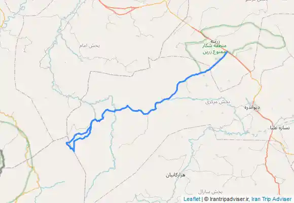 ترک جی پی اس چهل چشمه خط اراس شاه نشین، گاوه لان قولی زلیخا
