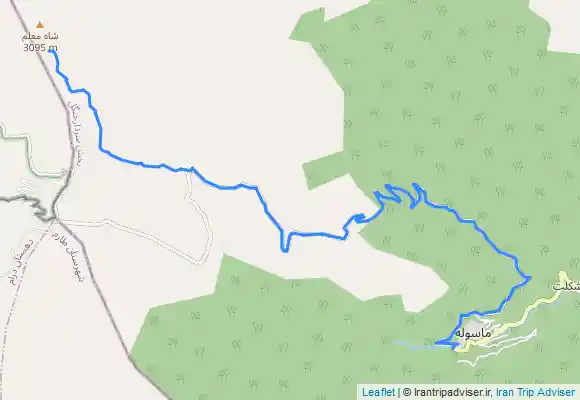 ترک جی پی اس Shah Moalem Summit شاه معلم مسیر جنوبی