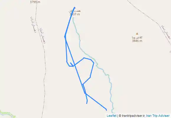 ترک جی پی اس صعود به قله هفت خوان روستای سپه سالار