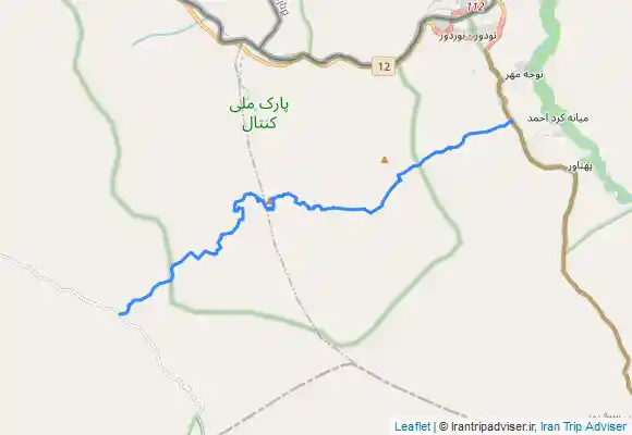 ترک جی پی اس قله کمتال به قلعه علی بیگلو