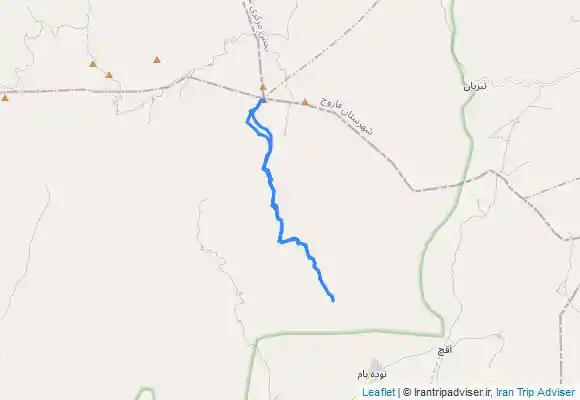 ترک جی پی اس Shahjahan peak - bam, Khorasan Iran