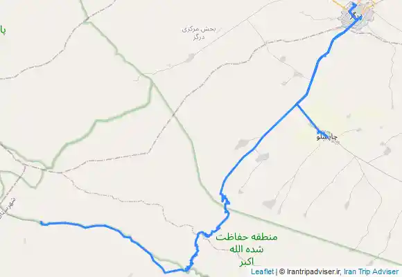 ترک جی پی اس Khādem Ānlū - Chāpeshlū خادمانلو به چاپشلو