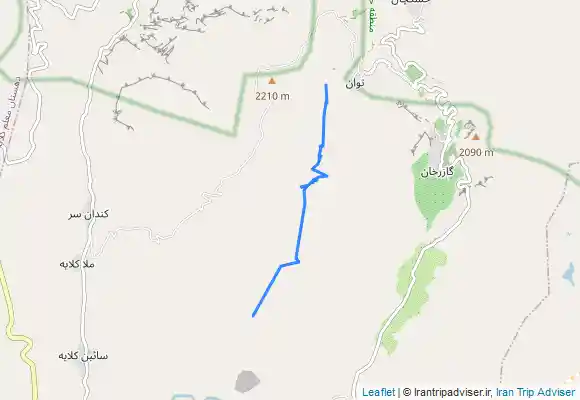 ترک جی پی اس پیمایش دره توان ( الموت )