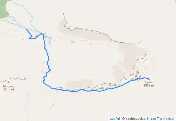 ترک جی پی اس قله پاشوره